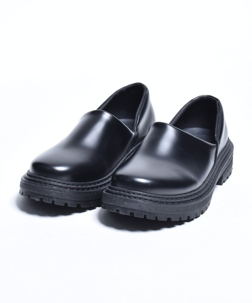 SVEC（シュベック）の「チャンキーソール ドクターシューズ / スリッポン（スリッポン・メンズ・ブラック系その他・40/39/43/41/42/44）」の8枚目の写真