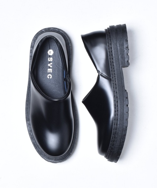 SVEC（シュベック）の「チャンキーソール ドクターシューズ / スリッポン（スリッポン・メンズ・ブラック系その他・40/39/43/41/42/44）」の6枚目の写真