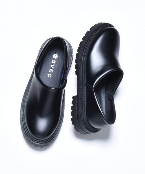 SVEC（シュベック）の「チャンキーソール ドクターシューズ / スリッポン（スリッポン・メンズ・ブラック系その他・40/39/43/41/42/44）」の7枚目の写真