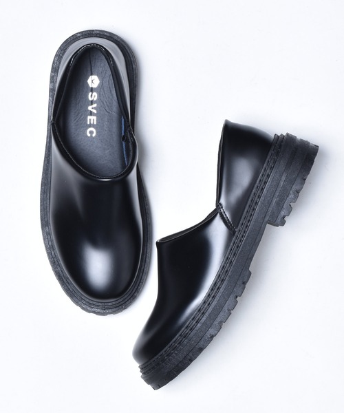 SVEC（シュベック）の「チャンキーソール ドクターシューズ / スリッポン（スリッポン・メンズ・ブラック系その他・40/39/43/41/42/44）」の15枚目の写真