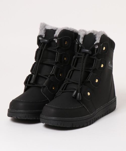 Parade(パレード)の「【防水・防滑】OUTDOOR SPORTS ボアレースアップブーツ FKN-1111(ブーツ・レディース・ブラック/ネイビー/キャメル・23.0cm/24.0cm/25.0cm/24.5cm/23.5cm)」の2枚目の写真