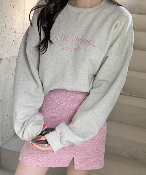 カジュアルロゴ刺繍スウェット（スウェット）｜MANGROVE（マングローブ