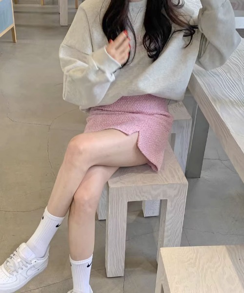 MANGROVE（マングローブ）の「カジュアルロゴ刺繍スウェット（スウェット・レディース・ホワイト/グリーン/ピンク・FREE）」の8枚目の写真