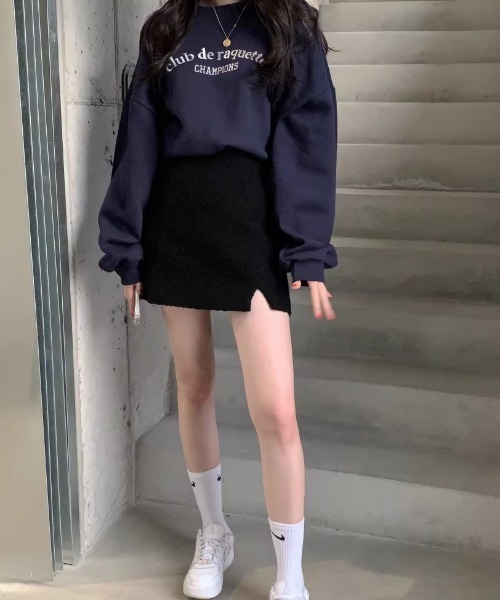 MANGROVE（マングローブ）の「カジュアルロゴ刺繍スウェット（スウェット・レディース・ホワイト/グリーン/ピンク・FREE）」の13枚目の写真