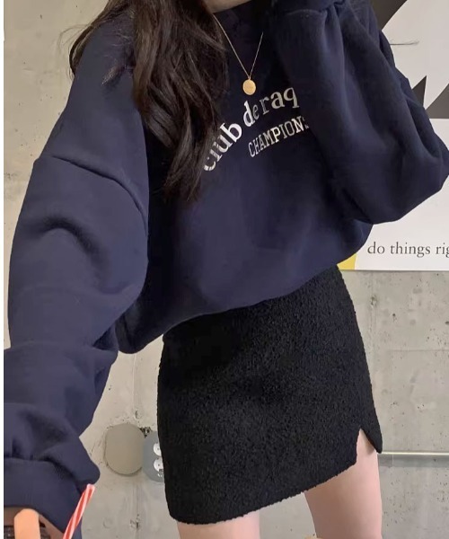 MANGROVE（マングローブ）の「カジュアルロゴ刺繍スウェット（スウェット・レディース・ホワイト/グリーン/ピンク・FREE）」の17枚目の写真