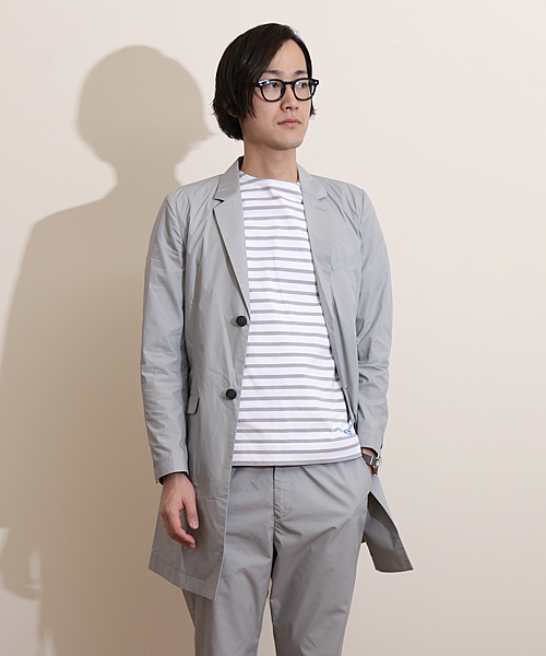 And A（アンドエー）の「TCライトチェスターコート（チェスターコート・メンズ・ブラック/グレー/ネイビー・40/42/44）」の3枚目の写真