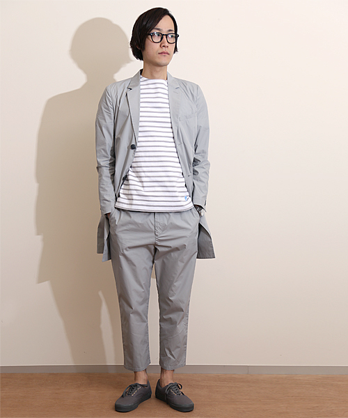 And A（アンドエー）の「TCライトチェスターコート（チェスターコート・メンズ・ブラック/グレー/ネイビー・40/42/44）」の20枚目の写真