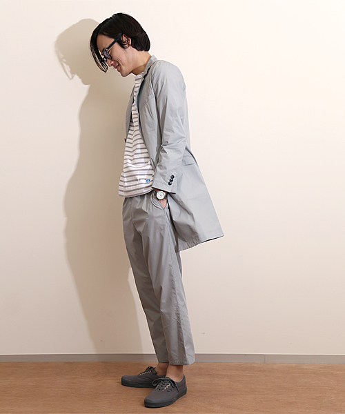 And A（アンドエー）の「TCライトチェスターコート（チェスターコート・メンズ・ブラック/グレー/ネイビー・40/42/44）」の21枚目の写真