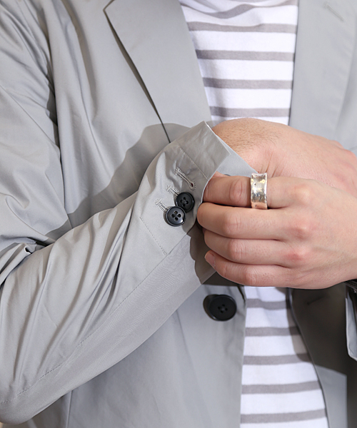 And A（アンドエー）の「TCライトチェスターコート（チェスターコート・メンズ・ブラック/グレー/ネイビー・40/42/44）」の8枚目の写真