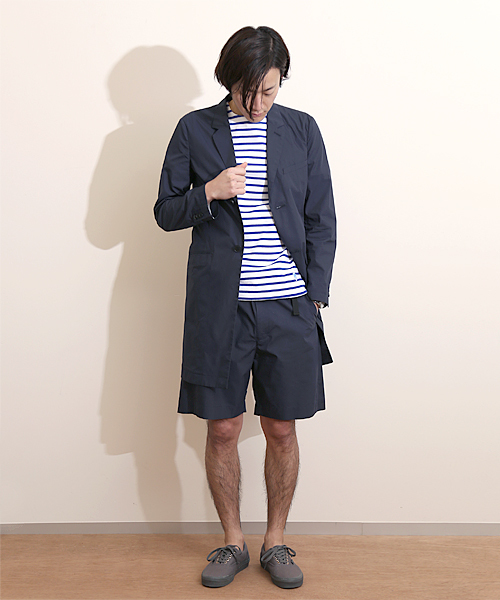 And A（アンドエー）の「TCライトチェスターコート（チェスターコート・メンズ・ブラック/グレー/ネイビー・40/42/44）」の12枚目の写真