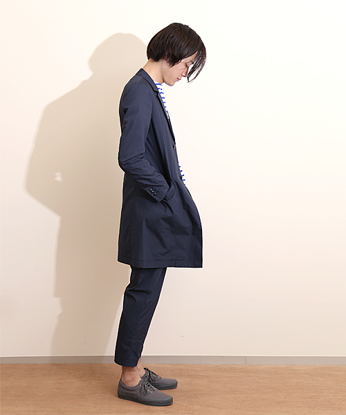 And A（アンドエー）の「TCライトチェスターコート（チェスターコート・メンズ・ブラック/グレー/ネイビー・40/42/44）」の4枚目の写真