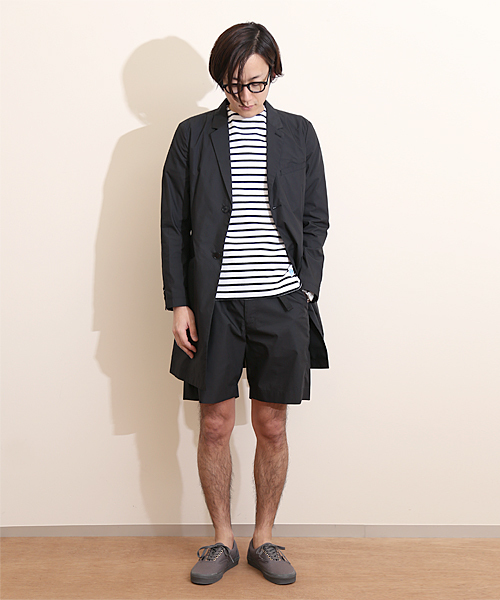 And A（アンドエー）の「TCライトチェスターコート（チェスターコート・メンズ・ブラック/グレー/ネイビー・40/42/44）」の5枚目の写真