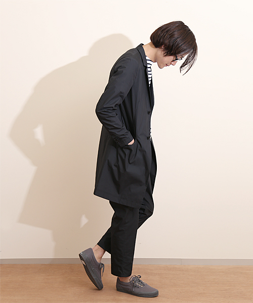 And A（アンドエー）の「TCライトチェスターコート（チェスターコート・メンズ・ブラック/グレー/ネイビー・40/42/44）」の7枚目の写真