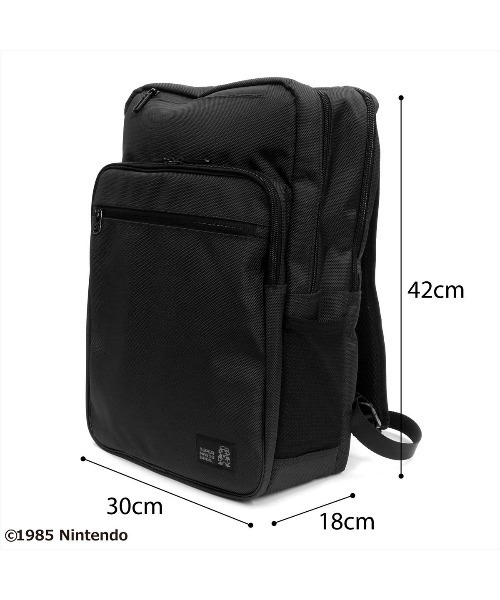 TOKYO SHIRTS（トウキョウシャツ）の「SUPER MARIO BROS. スーパーマリオブラザーズ ビジネスリュックサック（バックパック/リュック・メンズ・ブラック/ネイビー・FREE）」の11枚目の写真