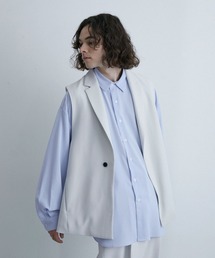 ライトスルーサイドスリットベスト