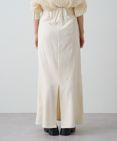 Kastane(カスタネ)の「【サイズ展開あり】ジャージラインスカート(スカート・レディース・ブラック/アイボリー・1/2)」の20枚目の写真