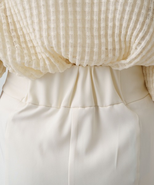 Kastane(カスタネ)の「【サイズ展開あり】ジャージラインスカート(スカート・レディース・ブラック/アイボリー・1/2)」の17枚目の写真