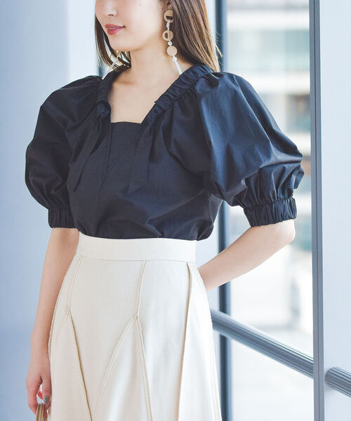 Ray BEAMS（レイビームス）の「RBS / バルーン スリーブ ブラウス（シャツ/ブラウス・レディース・ホワイト/ブラック・ONE SIZE）」の19枚目の写真