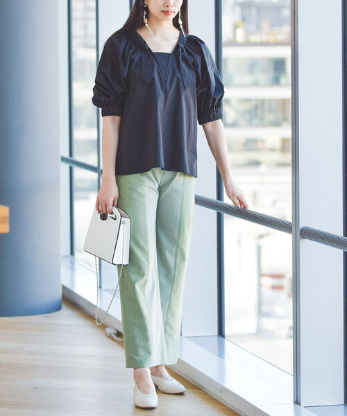 Ray BEAMS（レイビームス）の「RBS / バルーン スリーブ ブラウス（シャツ/ブラウス・レディース・ホワイト/ブラック・ONE SIZE）」の16枚目の写真