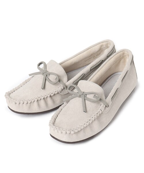 SHOO・LA・RUE(シューラルー)の「◆楽に履ける!モカステッチシューズ(その他シューズ・レディース・ネイビー系5/ブラック/オレンジ系その他5/ライトグレー/ベージュ系8/イエロー/ライトグリーン/サンドベージュ・30/45/25/40/35/50)」の3枚目の写真