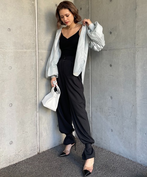 SPIRALGIRL（スパイラルガール）の「袖ボリュームブラウス（シャツ/ブラウス・レディース・オフホワイト/ブルー・FREE）」の21枚目の写真