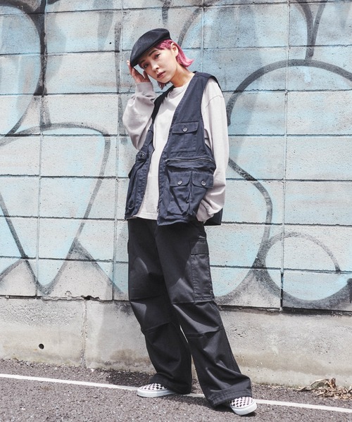 THE STANDARD（ザスタンダード）の「WEGO/ピグメントクルーネックロンT（Tシャツ/カットソー・メンズ・カーキ/スミクロ/ホワイト/グレー系その他・SMALL/MEDIUM/LARGE）」の15枚目の写真