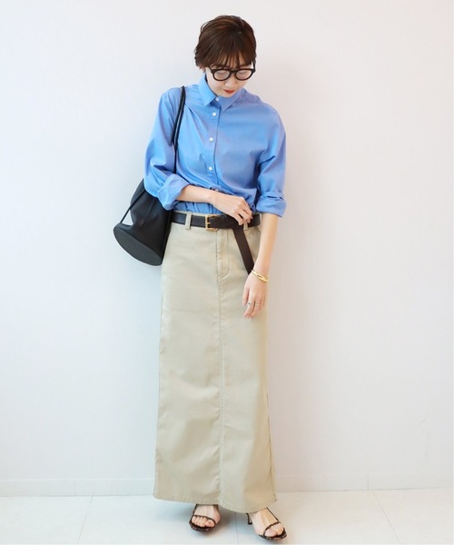 plage（プラージュ）の「【GIRL】I LINE シャツ◆（シャツ/ブラウス・レディース・ホワイト/ブルー・36/38）」の10枚目の写真