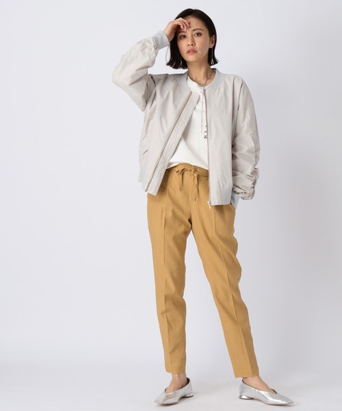 BARNYARDSTORM（バンヤードストーム）の「BARNYARDSTORM / MA1ブルゾン（MA-1・レディース・グレイッシュベージュ/カーキ・0/1）」の14枚目の写真