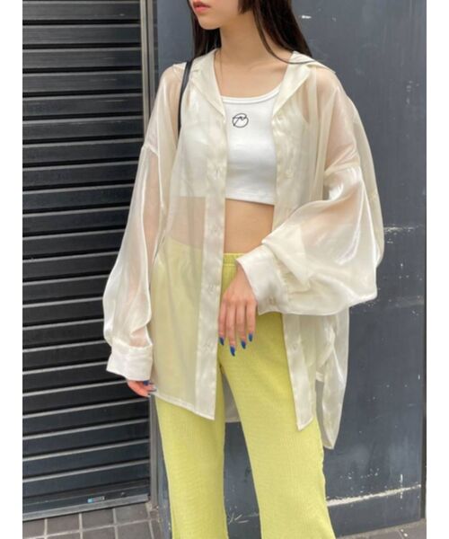 EMODA（エモダ）の「プリーツリラックスパンツ（その他パンツ・レディース・ブラック/ブラウン/ライム/ブルー・FREE）」の13枚目の写真