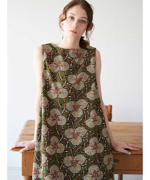 LE GLAZIK（ルグラジック）の「LE GLAZIK | バティックノースリーブワンピース WOMEN（ワンピース・レディース・D/E/B・36）」の9枚目の写真