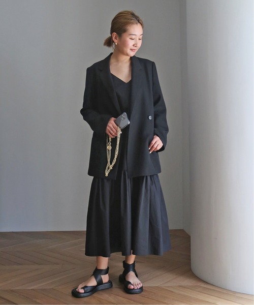 ドゥーズィエムクラス 黒ドレス サイズフリー Modern Ethnic ドレス（ワンピース）｜Deuxieme Classe