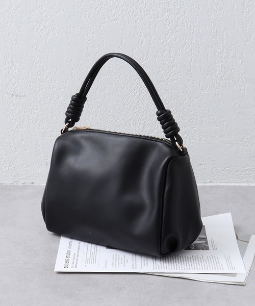 COLONY 2139（コロニートゥーワンスリーナイン）の「丸ヒモ2WAYボストンバッグ / ショルダーバッグ（ボストンバッグ・レディース・ブルー/ベージュ/ブラック・FREE）」の2枚目の写真