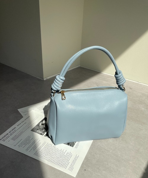 COLONY 2139（コロニートゥーワンスリーナイン）の「丸ヒモ2WAYボストンバッグ / ショルダーバッグ（ボストンバッグ・レディース・ブルー/ベージュ/ブラック・FREE）」の7枚目の写真