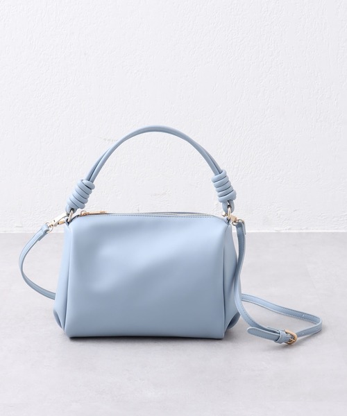 COLONY 2139（コロニートゥーワンスリーナイン）の「丸ヒモ2WAYボストンバッグ / ショルダーバッグ（ボストンバッグ・レディース・ブルー/ベージュ/ブラック・FREE）」の12枚目の写真