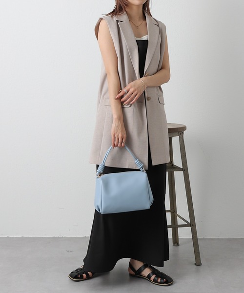 COLONY 2139（コロニートゥーワンスリーナイン）の「丸ヒモ2WAYボストンバッグ / ショルダーバッグ（ボストンバッグ・レディース・ブルー/ベージュ/ブラック・FREE）」の21枚目の写真