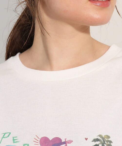 SHOO・LA・RUE（シューラルー）の「◆SHOO・LA・RUE×パーソンズ ロンT（Tシャツ/カットソー・レディース・ホワイト系その他/ホワイト系その他4/ホワイト系その他5/ホワイト系・02/03/04）」の9枚目の写真