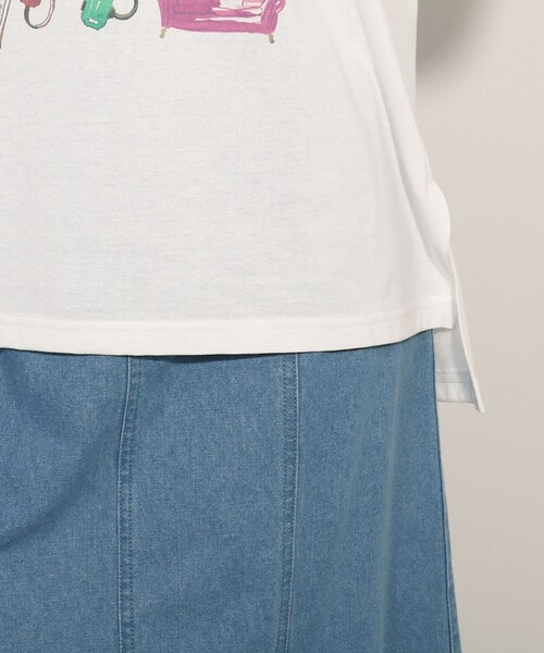 SHOO・LA・RUE（シューラルー）の「◆SHOO・LA・RUE×パーソンズ ロンT（Tシャツ/カットソー・レディース・ホワイト系その他/ホワイト系その他4/ホワイト系その他5/ホワイト系・02/03/04）」の11枚目の写真