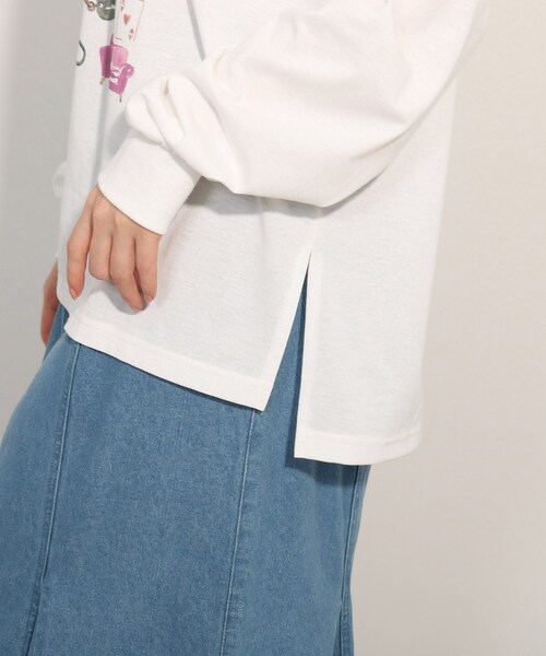 SHOO・LA・RUE（シューラルー）の「◆SHOO・LA・RUE×パーソンズ ロンT（Tシャツ/カットソー・レディース・ホワイト系その他/ホワイト系その他4/ホワイト系その他5/ホワイト系・02/03/04）」の12枚目の写真