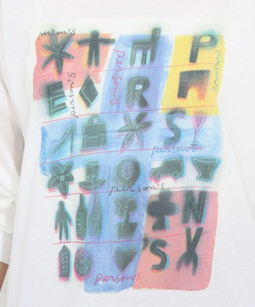 SHOO・LA・RUE（シューラルー）の「◆SHOO・LA・RUE×パーソンズ ロンT（Tシャツ/カットソー・レディース・ホワイト系その他/ホワイト系その他4/ホワイト系その他5/ホワイト系・02/03/04）」の13枚目の写真