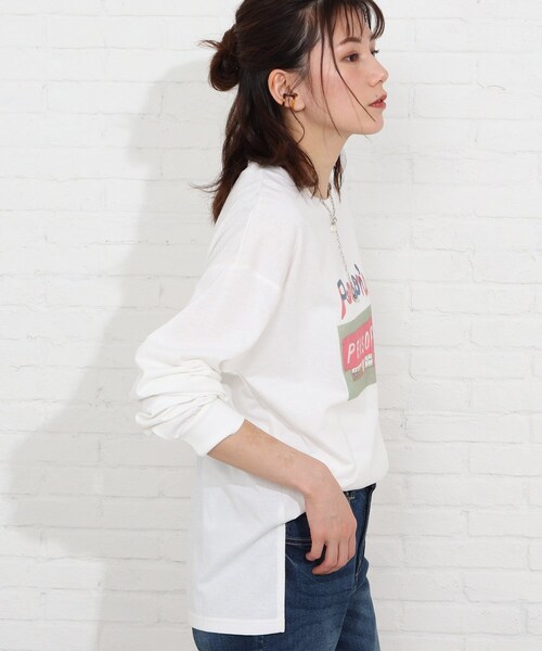 SHOO・LA・RUE（シューラルー）の「◆SHOO・LA・RUE×パーソンズ ロンT（Tシャツ/カットソー・レディース・ホワイト系その他/ホワイト系その他4/ホワイト系その他5/ホワイト系・02/03/04）」の19枚目の写真