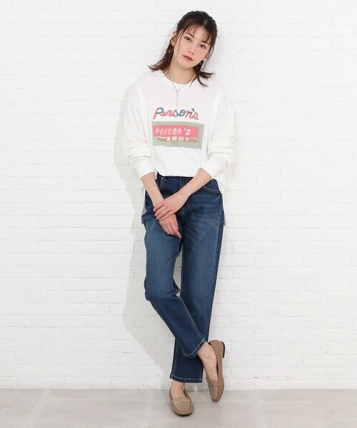 SHOO・LA・RUE（シューラルー）の「◆SHOO・LA・RUE×パーソンズ ロンT（Tシャツ/カットソー・レディース・ホワイト系その他/ホワイト系その他4/ホワイト系その他5/ホワイト系・02/03/04）」の21枚目の写真