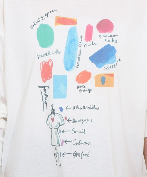 SHOO・LA・RUE（シューラルー）の「◆SHOO・LA・RUE×パーソンズ ロンT（Tシャツ/カットソー・レディース・ホワイト系その他/ホワイト系その他4/ホワイト系その他5/ホワイト系・02/03/04）」の22枚目の写真