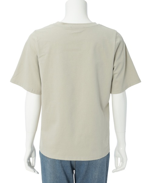 fifth(フィフス)の「メッセージロゴTシャツ(Tシャツ/カットソー・レディース・ホワイト/カーキ・M)」の10枚目の写真