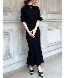 RESEXXY | スリーブデザインマーメイドワンピース(ワンピース)