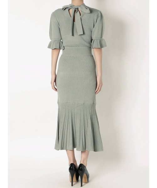 RESEXXY（リゼクシー）の「スリーブデザインマーメイドワンピース（ワンピース・レディース・ブラック/ベージュ/ミント/モカ・FREE）」の21枚目の写真