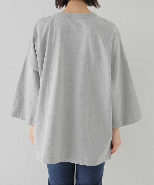 JOURNAL STANDARD LUXE（ジャーナルスタンダード　ラックス）の「オーガニックテンジク クルーネックプルオーバー（Tシャツ/カットソー・レディース・チャコールグレー/ブラウン・FREE）」の6枚目の写真