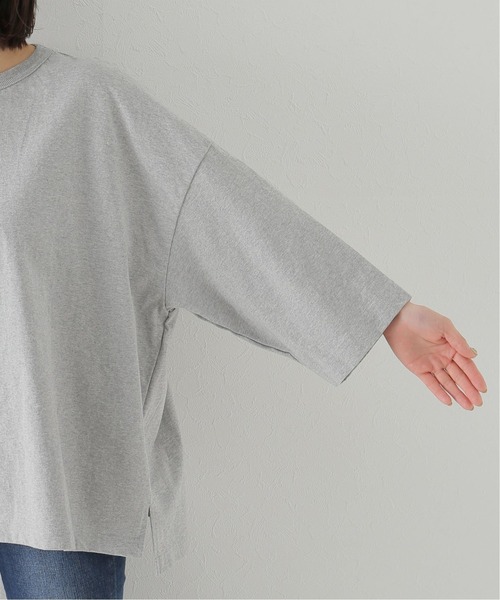 JOURNAL STANDARD LUXE（ジャーナルスタンダード　ラックス）の「オーガニックテンジク クルーネックプルオーバー（Tシャツ/カットソー・レディース・チャコールグレー/ブラウン・FREE）」の9枚目の写真