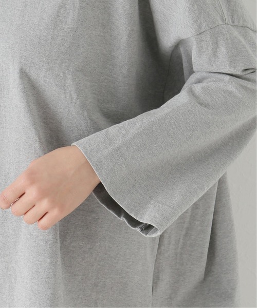 JOURNAL STANDARD LUXE（ジャーナルスタンダード　ラックス）の「オーガニックテンジク クルーネックプルオーバー（Tシャツ/カットソー・レディース・チャコールグレー/ブラウン・FREE）」の10枚目の写真