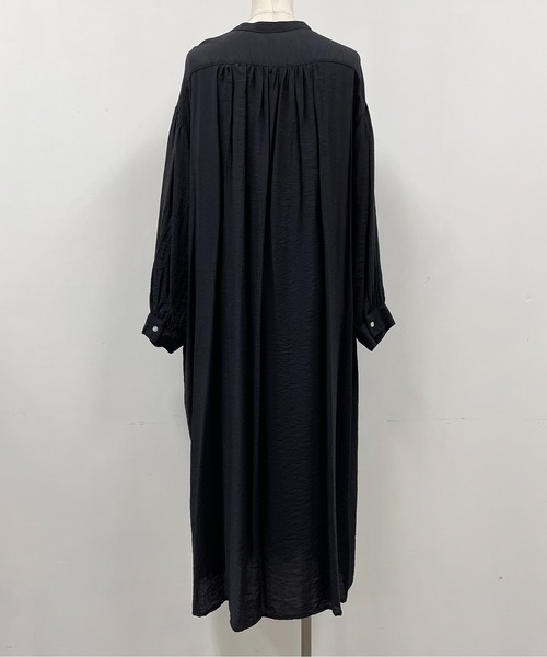 PICCIN（ピッチン）の「ノーカラーギャザーワンピース（ワンピース・レディース・ピンク/ブラック/ブルー・M）」の10枚目の写真