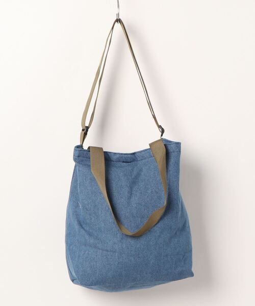 Battenwear(バテンウエア)の「【Battenwear/バテンウェア】米国製パッカブルコットントート/Mini Packable Tote(トートバッグ・メンズ・ストーン/オリーブドラブ/ブルー系その他・ONE SIZE)」の7枚目の写真
